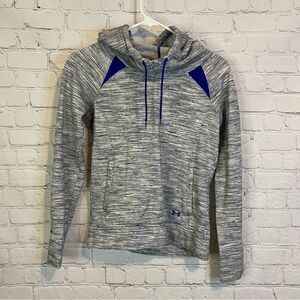 Under Armour Charged Cotton Storm Marble Hoodie Size XS Cold Gear Fleece 1239241